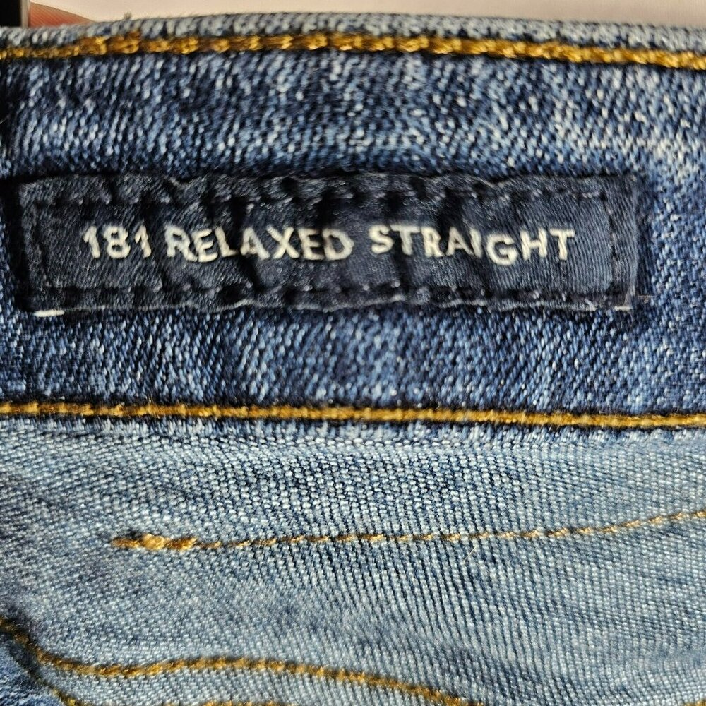 Lucky Brand 181 Relaxed Straight Stretch Jeans Men's Size 30x28 Medium Blue Wash - Picture 3 of 9